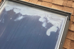 Evidence of a failed skylight seal