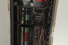 Zinsco Main Electric Panel, a known fire hazard due to unreliable breakers.